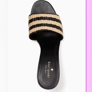 Kate Spade Linda Raffia Wedge 7.5